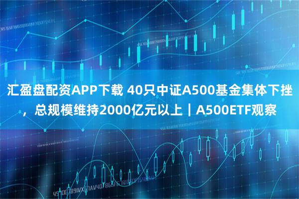 汇盈盘配资APP下载 40只中证A500基金集体下挫，总规模维持2000亿元以上｜A500ETF观察