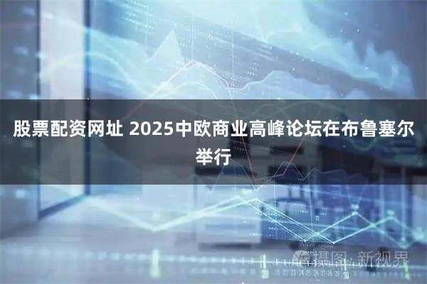 股票配资网址 2025中欧商业高峰论坛在布鲁塞尔举行